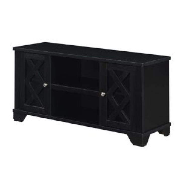 Black Wood X Doors Media Cabinet