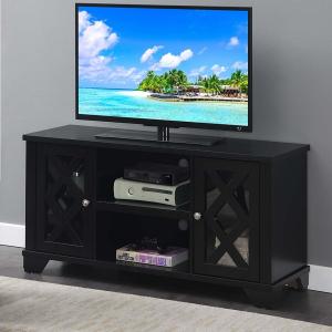 Black Wood X Doors Media Cabinet