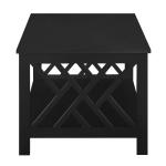 Black Cut-Out Sides Coffee Table