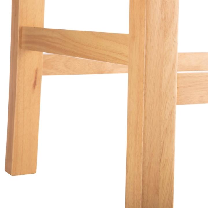 Newport Natural Wood and Rattan Counter Stool