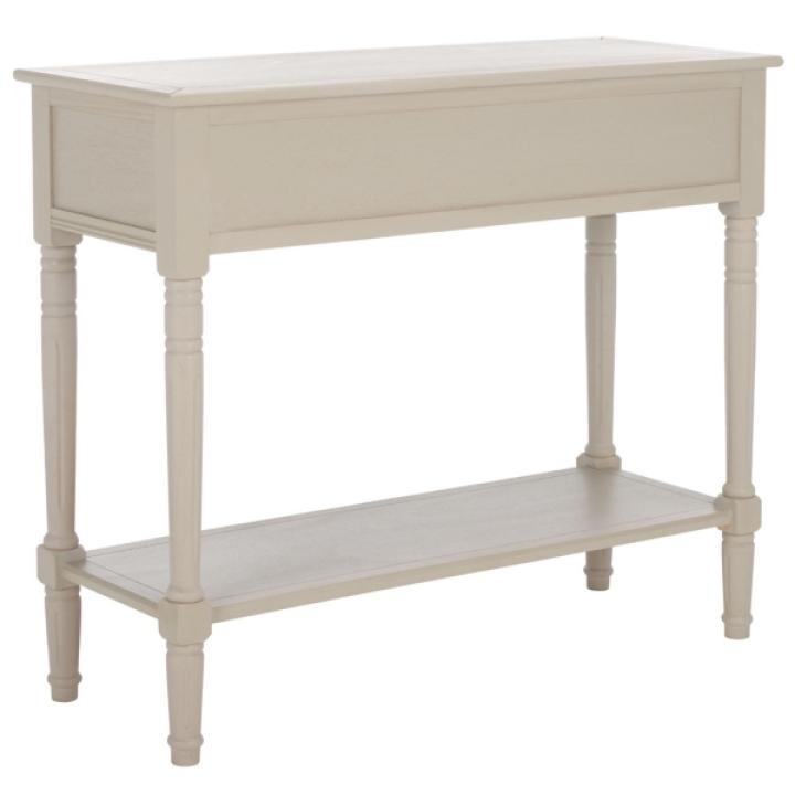 Vintage Gray 2-Drawer Samantha Console Table