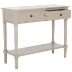 Vintage Gray 2-Drawer Samantha Console Table