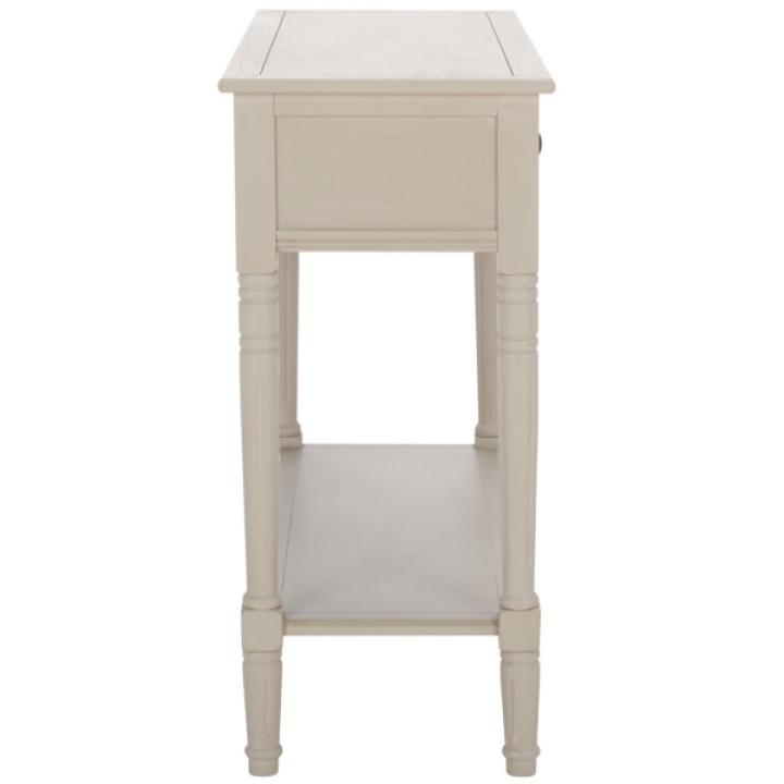 Vintage Gray 2-Drawer Samantha Console Table