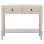 Vintage Gray 2-Drawer Samantha Console Table