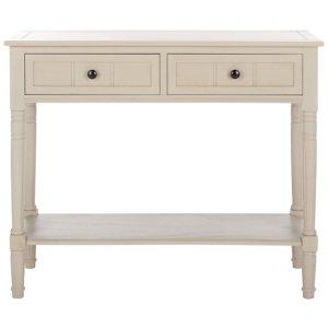 Vintage Gray 2-Drawer Samantha Console Table