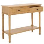 Natural 2-Drawer Samantha Console Table