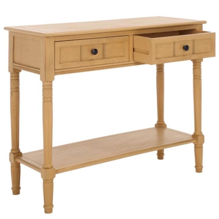 Natural 2-Drawer Samantha Console Table