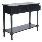 Black Wood Allura Console Table