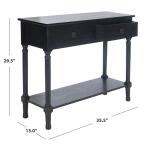 Black Wood Allura Console Table