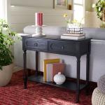 Black Wood Allura Console Table