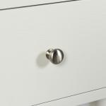 White Wood 1-Drawer Arthur Accent Table