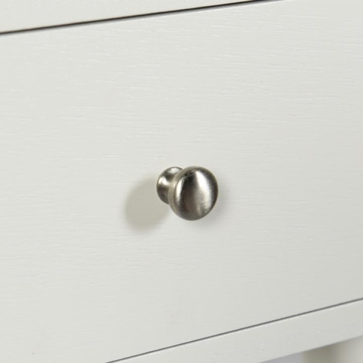 White Wood 1-Drawer Arthur Accent Table