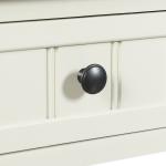 White Wood Square Hampton Accent Table