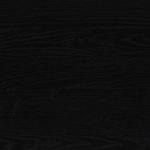 Black Wood and Rattan 2-Door Sideboard