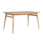 Natural Ash Wood Mid-Century Modern Dining Table
