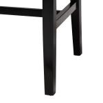Black Wood Woven Prita Dining Chair