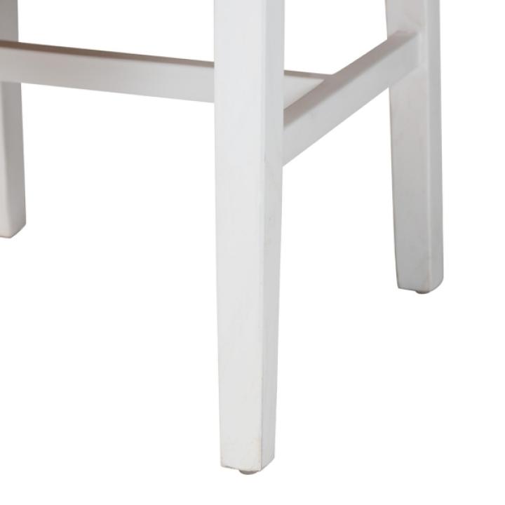 White Mahogany Woven Talli Dining Chair