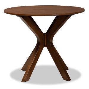 Walnut Wood Round Kenji Small Dining Table