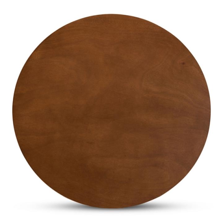 Walnut Wood Round Kenji Small Dining Table