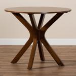 Walnut Wood Round Kenji Small Dining Table