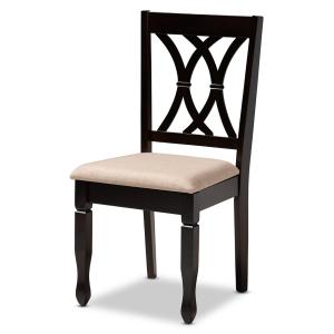 Espresso Upholstered Reneau 4-pc. Dining Chair Set