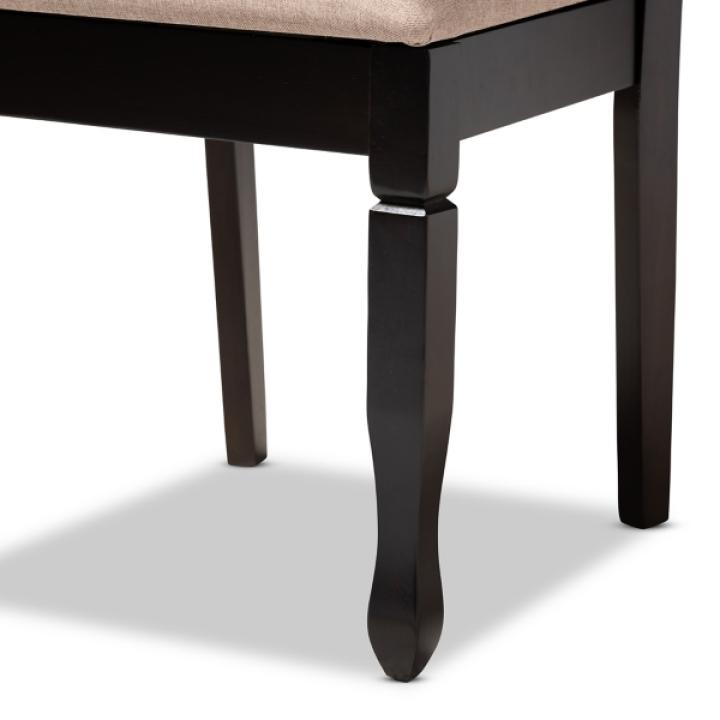 Espresso Upholstered Reneau 4-pc. Dining Chair Set