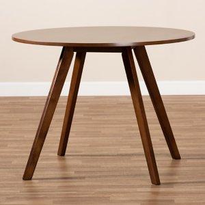 Walnut Wood Alana Round Dining Table