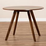 Walnut Wood Alana Round Dining Table