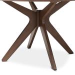 Walnut Round Monte Dining Table