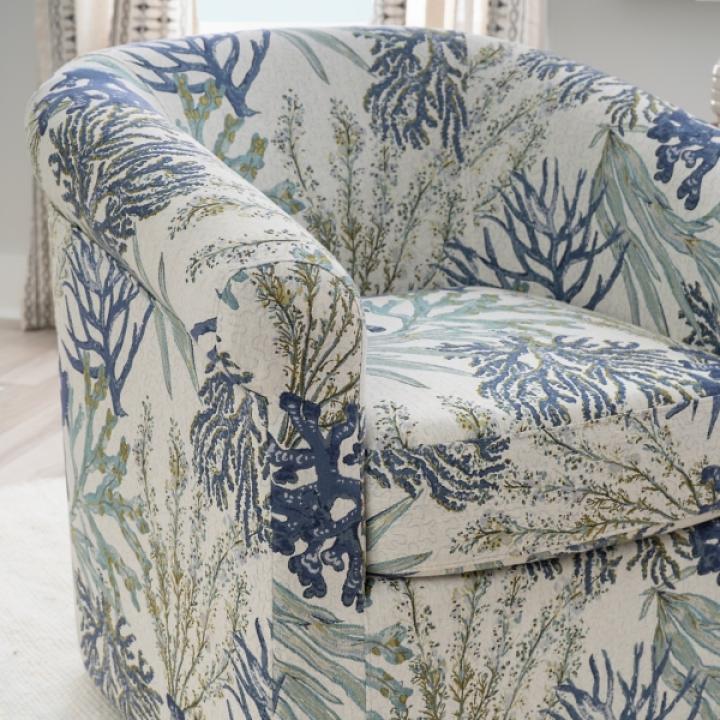 Blue Ocean Bonnie Swivel Accent Chair