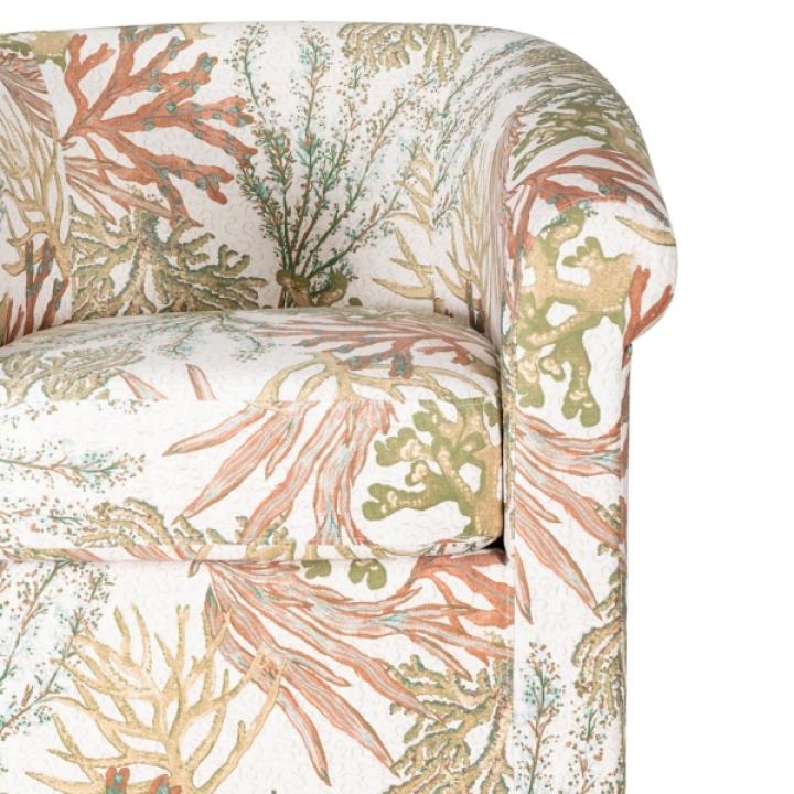 Colorful Ocean Bonnie Swivel Accent Chair