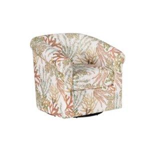 Colorful Ocean Bonnie Swivel Accent Chair