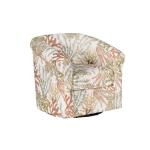 Colorful Ocean Bonnie Swivel Accent Chair