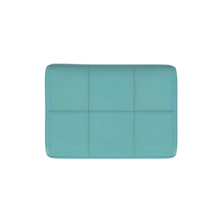 Teal Faux Leather Claridge Counter Stool