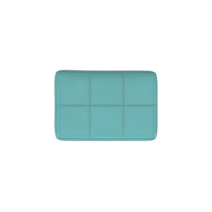 Teal Faux Leather Claridge Bar Stool