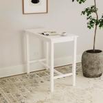White Wood Claridge Counter Height Table