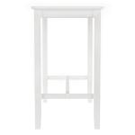 White Wood Claridge Counter Height Table