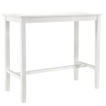White Wood Claridge Counter Height Table