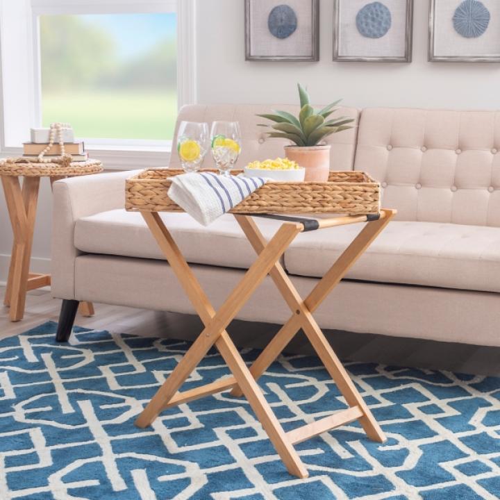 Natural Hyacinth Haysom Tray Table