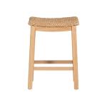 Natural Hyancinth Woven Counter Stool
