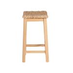 Natural Hyancinth Woven Counter Stool