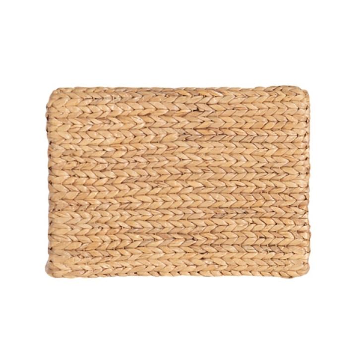 Natural Hyancinth Woven Counter Stool