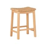Natural Hyancinth Woven Counter Stool