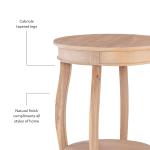 Merryweather Natural Wood Accent Table