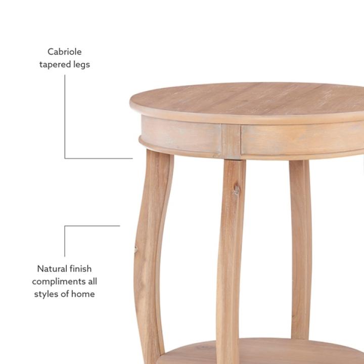 Merryweather Natural Wood Accent Table