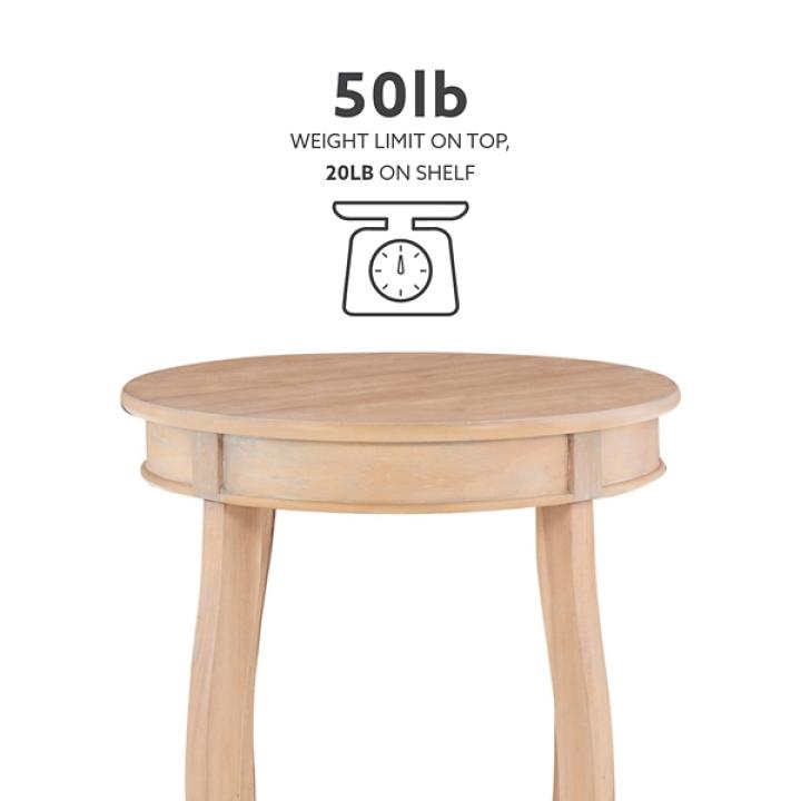 Merryweather Natural Wood Accent Table