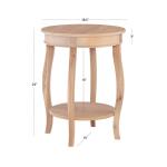 Merryweather Natural Wood Accent Table