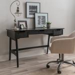 Black Rattan Ryker Desk