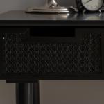 Black Rattan Ryker Desk