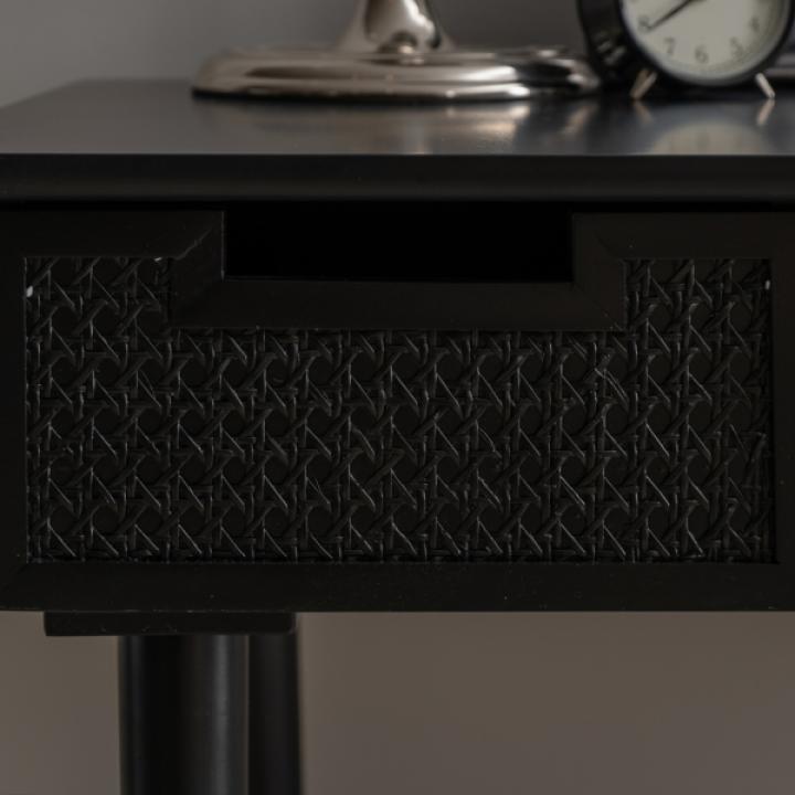 Black Rattan Ryker Desk